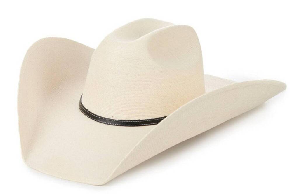 NEW ATWOOD men's aspermont 5" big brim palm leaf cowboy hat in natural